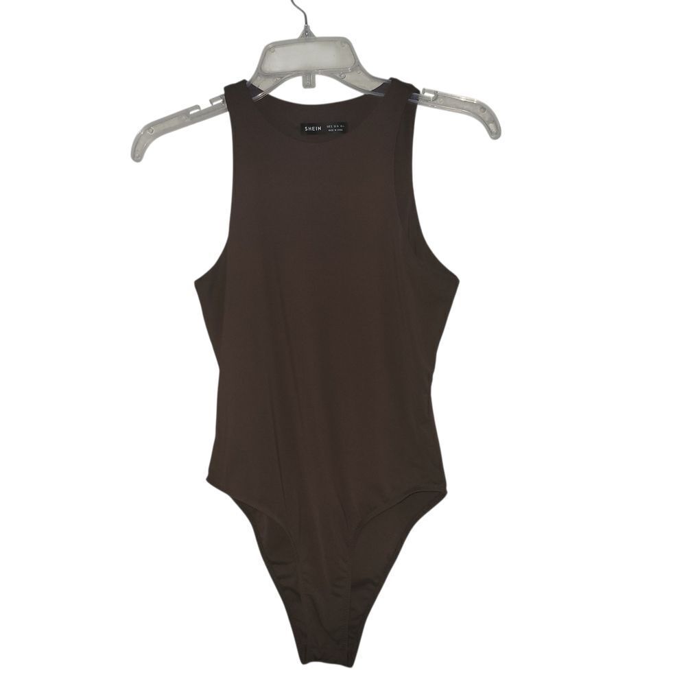 SHEIN Chocolate Brown  Bodysuit Size 4